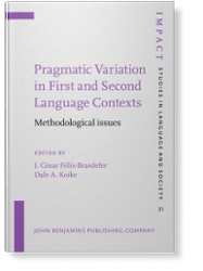 Pragmatic Variation in First and Second Language Contexts: Methodological Issues