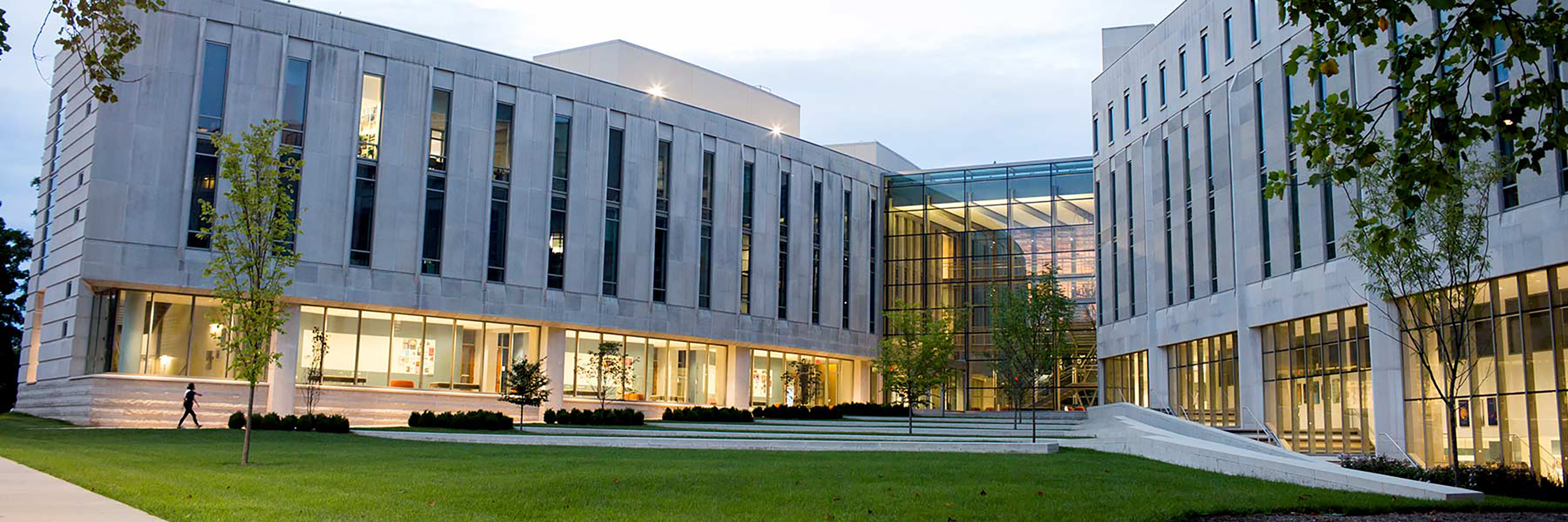 Exterior view of the Global and International Studies Building
