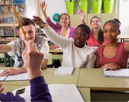 Kids in a classroom