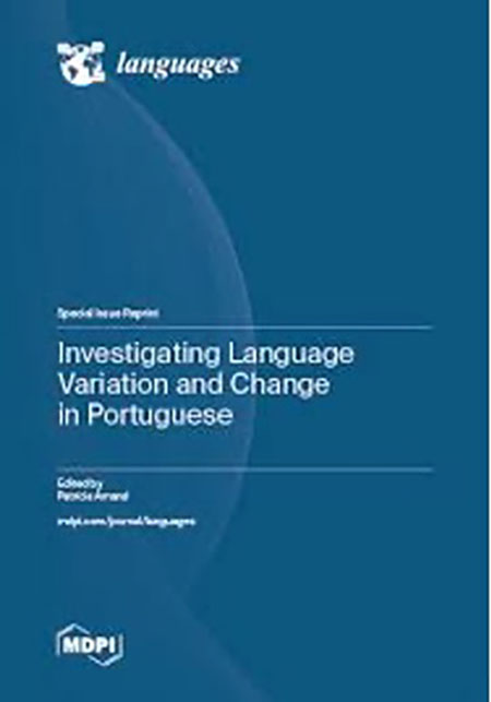 Cover of the journal Languages featuring the special issue “Investigating Language Variation and Change in Portuguese.”