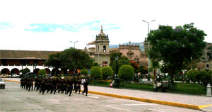 The town of Ayacucho, Peru 